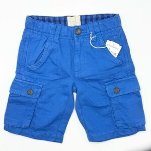 Mini Boden Ocean Blue Cargo Shorts - Kids 5Y